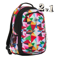 Studentský batoh EXPLORE 2v1 VIKI Colors